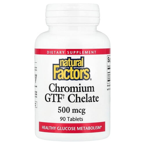 Natural Factors Chromium Gtf Chelate 90 Tablets product image