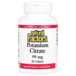 Natural Factors Potassium Citrate 99 Mg 90 Tablets
