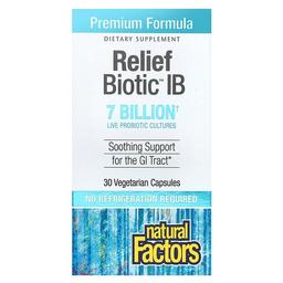 Natural Factors Reliefbiotic Ib 7 Billion 30 Vegetarian Capsules