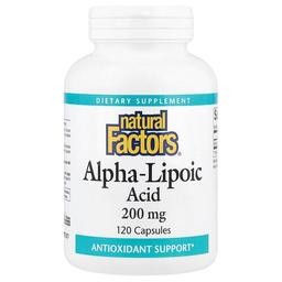 Natural Factors Alpha Lipoic Acid 200 Mg 120 Capsules