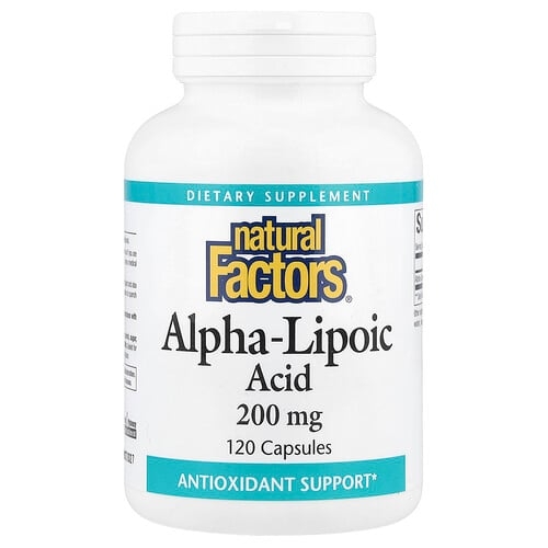Natural Factors Alpha Lipoic Acid 200 Mg 120 Capsules product image