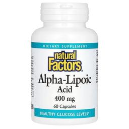 Natural Factors Alpha Lipoic Acid 400 Mg 60 Capsules