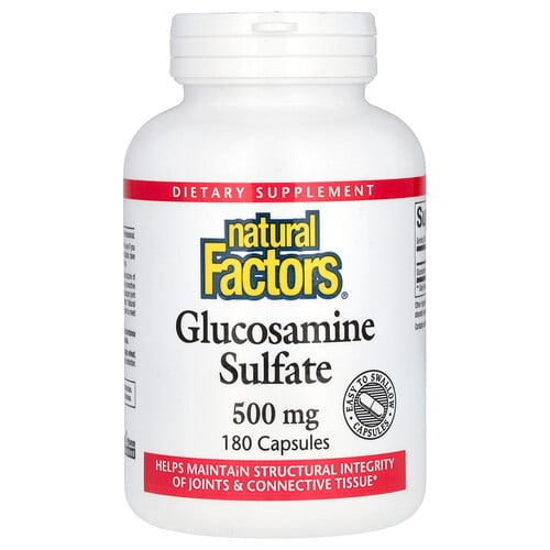Natural Factors Glucosamine Sulfate 500 Mg 180 Capsules product image