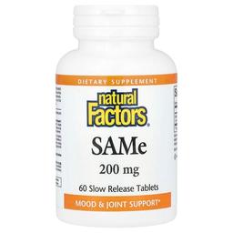 Natural Factors Same 200 Mg 60 Slow Release Tablets