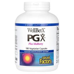 Natural Factors Wellbetx Pgx Plus Mulberry 180 Vegetarian Capsules