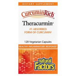 Natural Factors Curcuminrich Theracurmin 30 Mg 120 Vegetarian Capsules