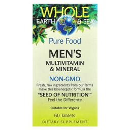 Natural Factors Whole Earth Sea Men S Multivitamin Mineral 60 Tablets