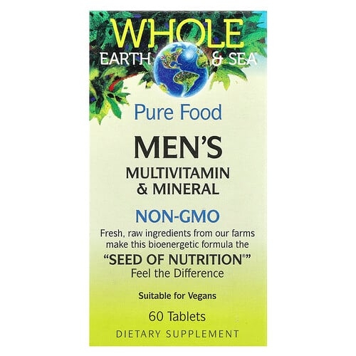 Natural Factors Whole Earth Sea Men S Multivitamin Mineral 60 Tablets product image