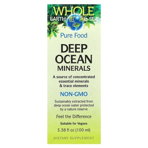 Natural Factors Whole Earth Sea Deep Ocean Minerals 3 38 Fl Oz 100 Ml product image