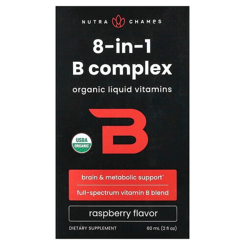 Nutrachamps 8 In 1 B Complex Raspberry 2 Fl Oz 60 Ml product image