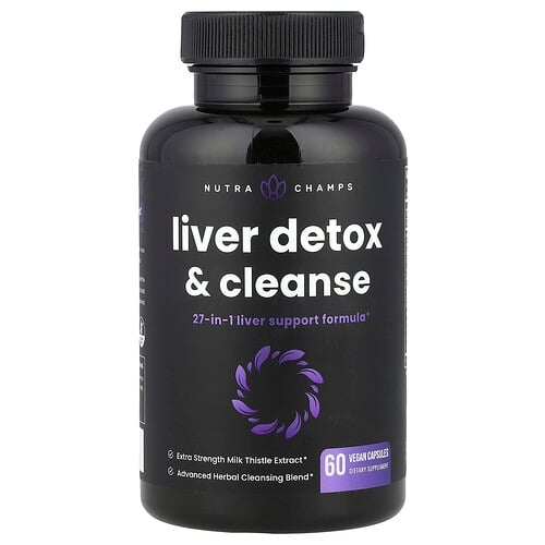 Nutrachamps Liver Detox Cleanse 60 Vegan Capsules product image