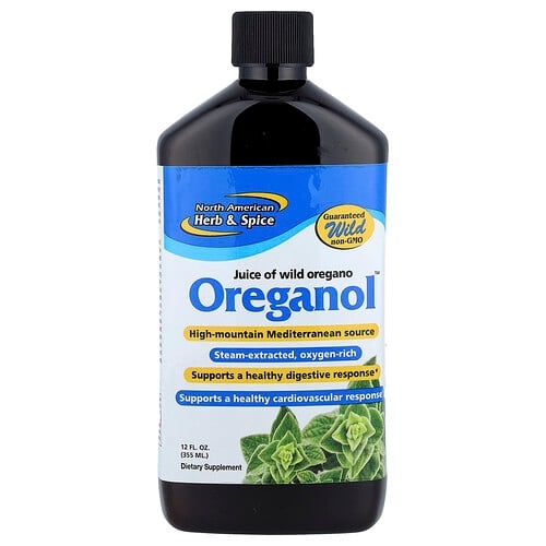 North American Herb Spice Oreganol Juice Of Wild Oregano 12 Fl Oz 355 Ml product image