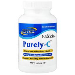 North American Herb Spice Purely C 700 Mg 90 Vegicaps