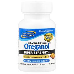 North American Herb Spice Oreganol Super Strength 60 Softgels
