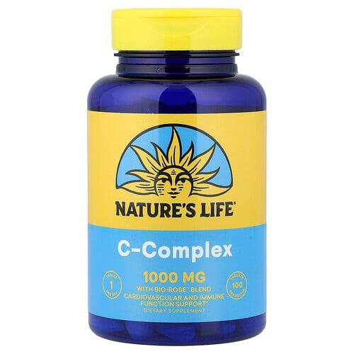 네츄럴 라이프 Nature's Life, C-복합체, 1,000mg, 100정 product image
