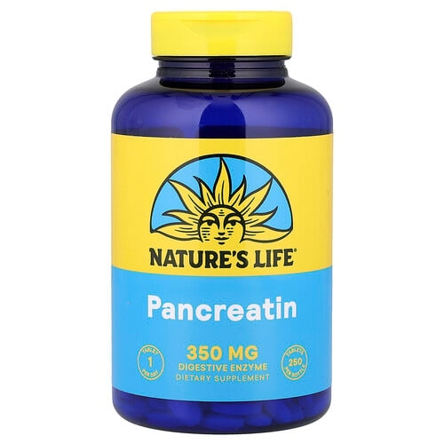 Nature S Life Pancreatin 250 Tablets product image