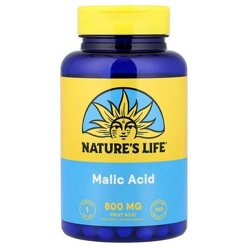네츄럴 라이프 Nature's Life, 말산, 800mg, 베지 캡슐 100정 product image