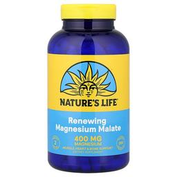 Nature S Life Renewing Magnesium Malate 250 Tablets 200 Mg Per Tablet