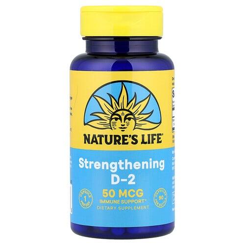 Nature S Life Strengthening D 2 50 Mcg 2 000 Iu 90 Capsules product image