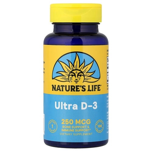 Nature S Life Ultra D 3 250 Mcg 100 Softgels product image