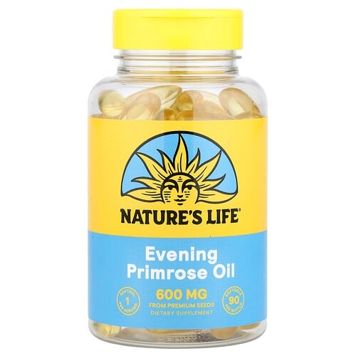 Nature S Life Evening Primrose Oil 600 Mg 90 Softgels product image