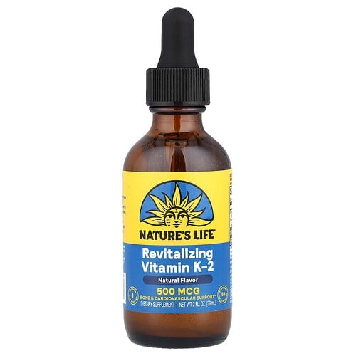 Nature S Life Revitalizing Vitamin K 2 Natural 500 Mcg 2 Fl Oz 59 Ml product image