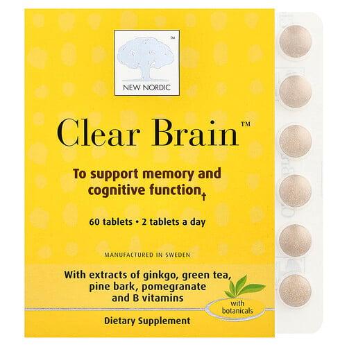 New Nordic Clear Brain 60 Tablets product image