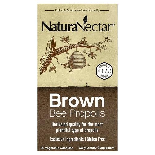 Naturanectar Brown Bee Propolis 60 Vegetable Capsules product image