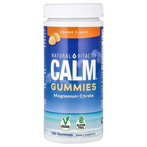 Natural Vitality Calm Gummies Orange 120 Gummies product image