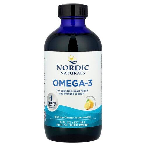 Nordic Naturals Omega 3 Lemon 1 560 Mg 8 Fl Oz 237 Ml product image