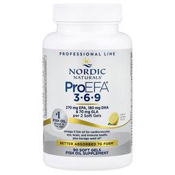 Nordic Naturals Proefa 3 6 9 Lemon 90 Soft Gels