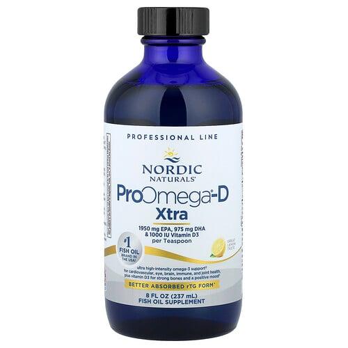 Nordic Naturals Proomega D Xtra Great Lemon 8 Fl Oz 237 Ml