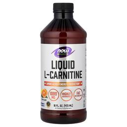 Now Foods Sports Liquid L Carnitine Citrus 16 Fl Oz 473 Ml