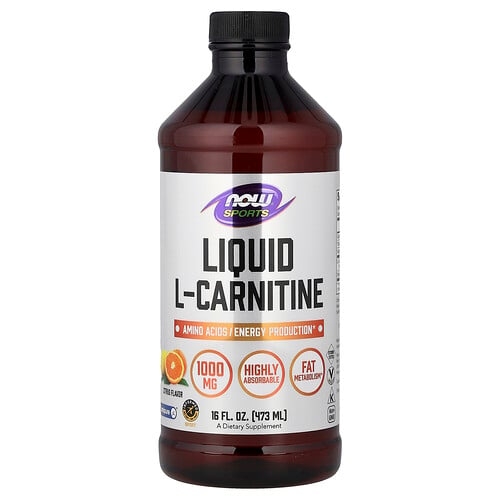 Now Foods Sports Liquid L Carnitine Citrus 16 Fl Oz 473 Ml product image