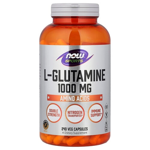 Now Foods Sports L Glutamine 1 000 Mg 240 Veg Capsules product image