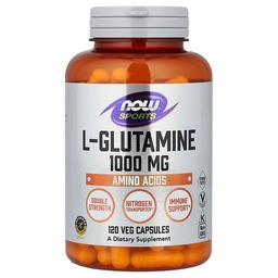 Now Foods Sports L Glutamine 1 000 Mg 120 Veg Capsules