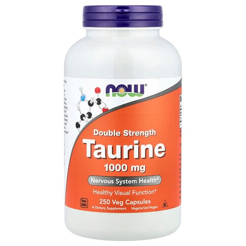 Now Foods Taurine 1 000 Mg 250 Veg Capsules product image