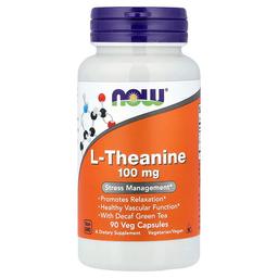 Now Foods L Theanine 90 Veg Capsules