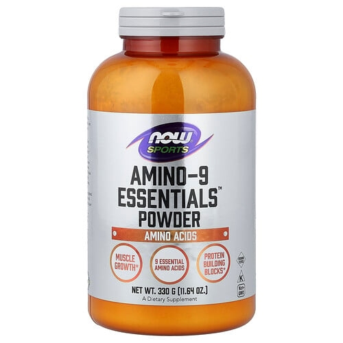 Now Foods Sports Amino 9 Essentials Powder 11 64 Oz 330 G product image