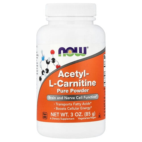 Now Foods Acetyl L Carnitine Pure Powder 3 Oz 85 G product image