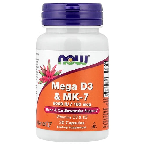 Now Foods Mega D3 Mk 7 30 Capsules product image