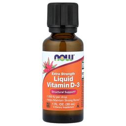 Now Foods Liquid Vitamin D 3 1 000 Iu 1 Fl Oz 30 Ml