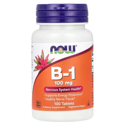 Now Foods B 1 100 Mg 100 Tablets product image