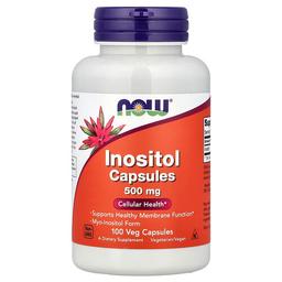 Now Foods Inositol 500 Mg 100 Veg Capsules