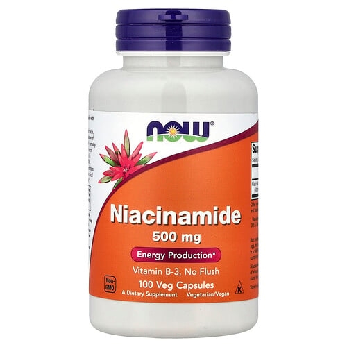 Now Foods Niacinamide 500 Mg 100 Veg Capsules product image