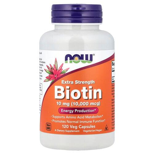 Now Foods Biotin 10 Mg 120 Veg Capsules product image