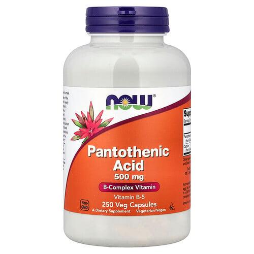 Now Foods Pantothenic Acid 250 Veg Capsules product image