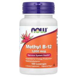 Now Foods Methyl B 12 1 000 Mcg 100 Lozenges