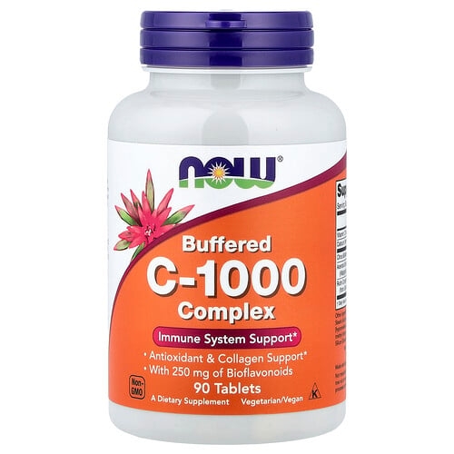 Now Foods Buffered C 1000 Complex 90 Tablets product image