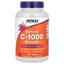 Now Foods Buffered C 1000 Complex 180 Tablets